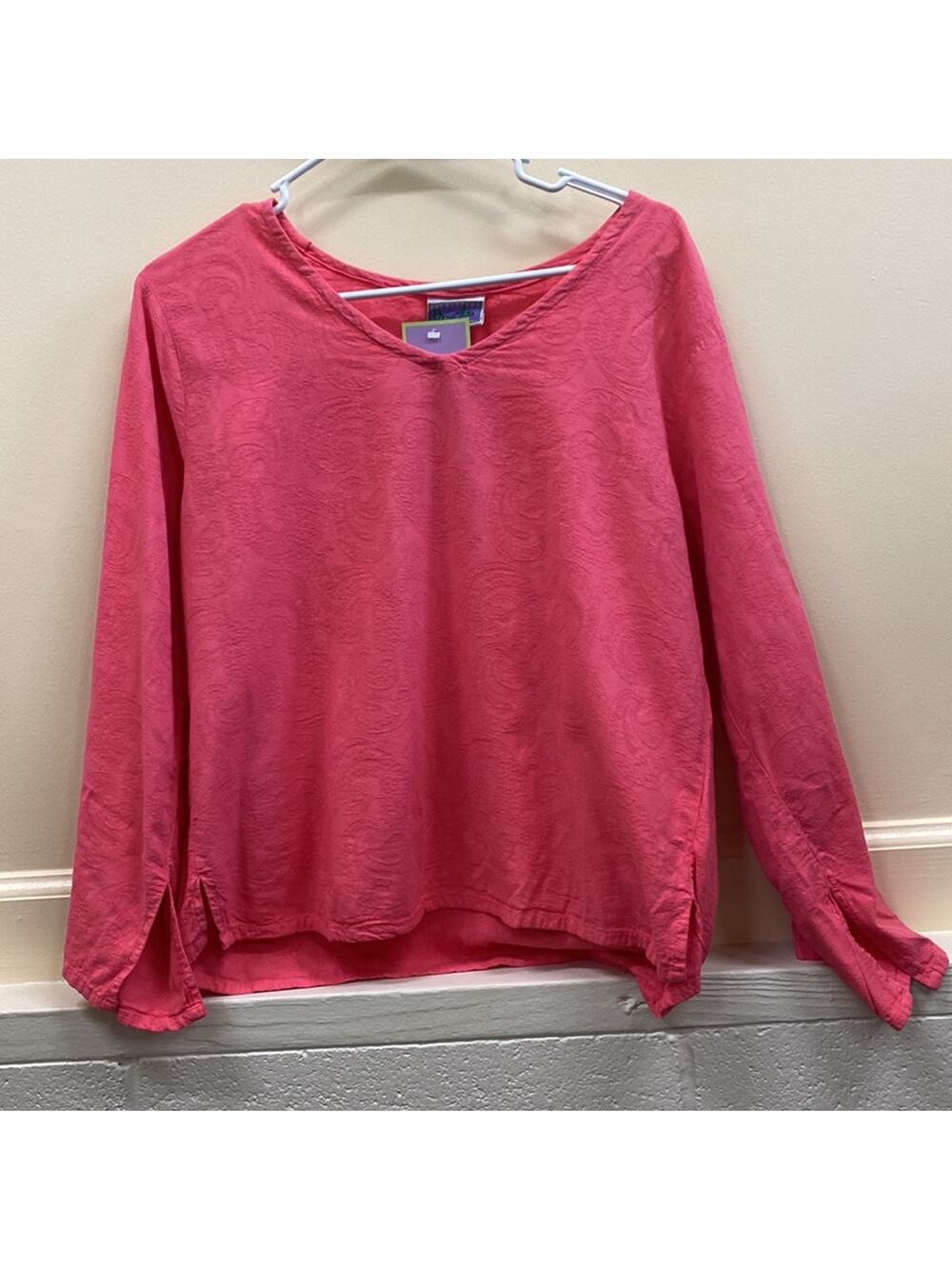 Eucalyptus NWT women’s large cotton linen blend TOP